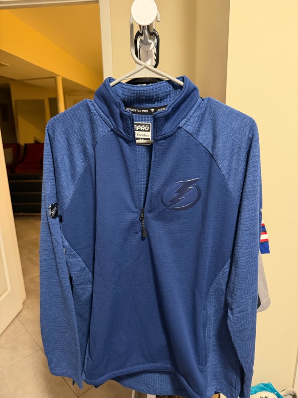 Fanatics Blue Tampa Bay Lightning Quarter-Zip Pullover